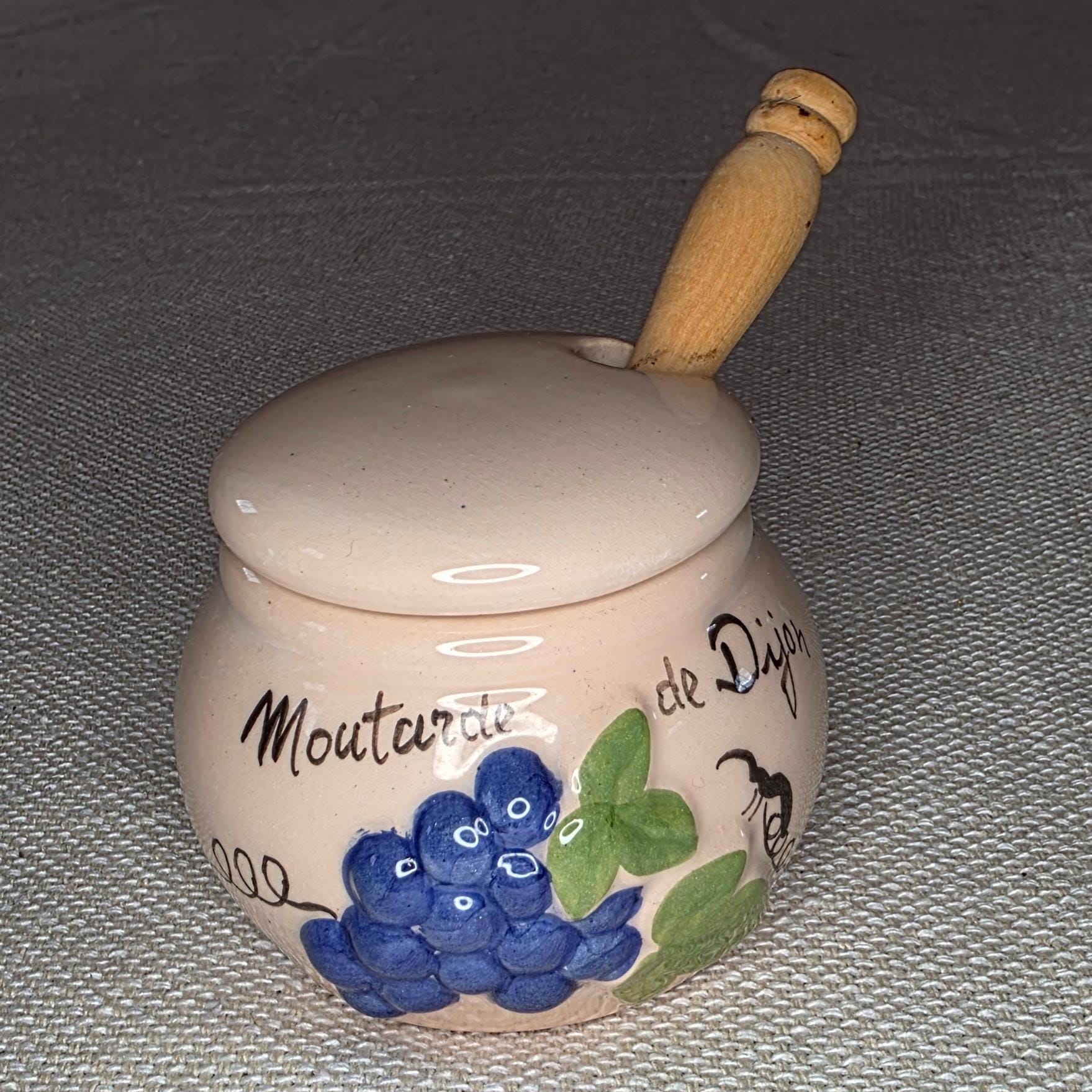Dijon mustard pot - Etsy 日本