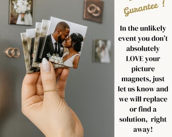 Custom Photo Magnets –  Personalized Magnets Gift for Weddings, Family, Friends & Events