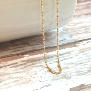 Tiny Gold Fill Bead Chain