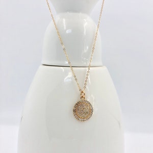 Diamond and Gold Pendant Necklace image 6