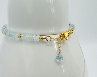 Aquamarine Bracelet-March Birthstone