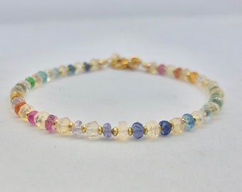 Opal And Gemstone Bracelet