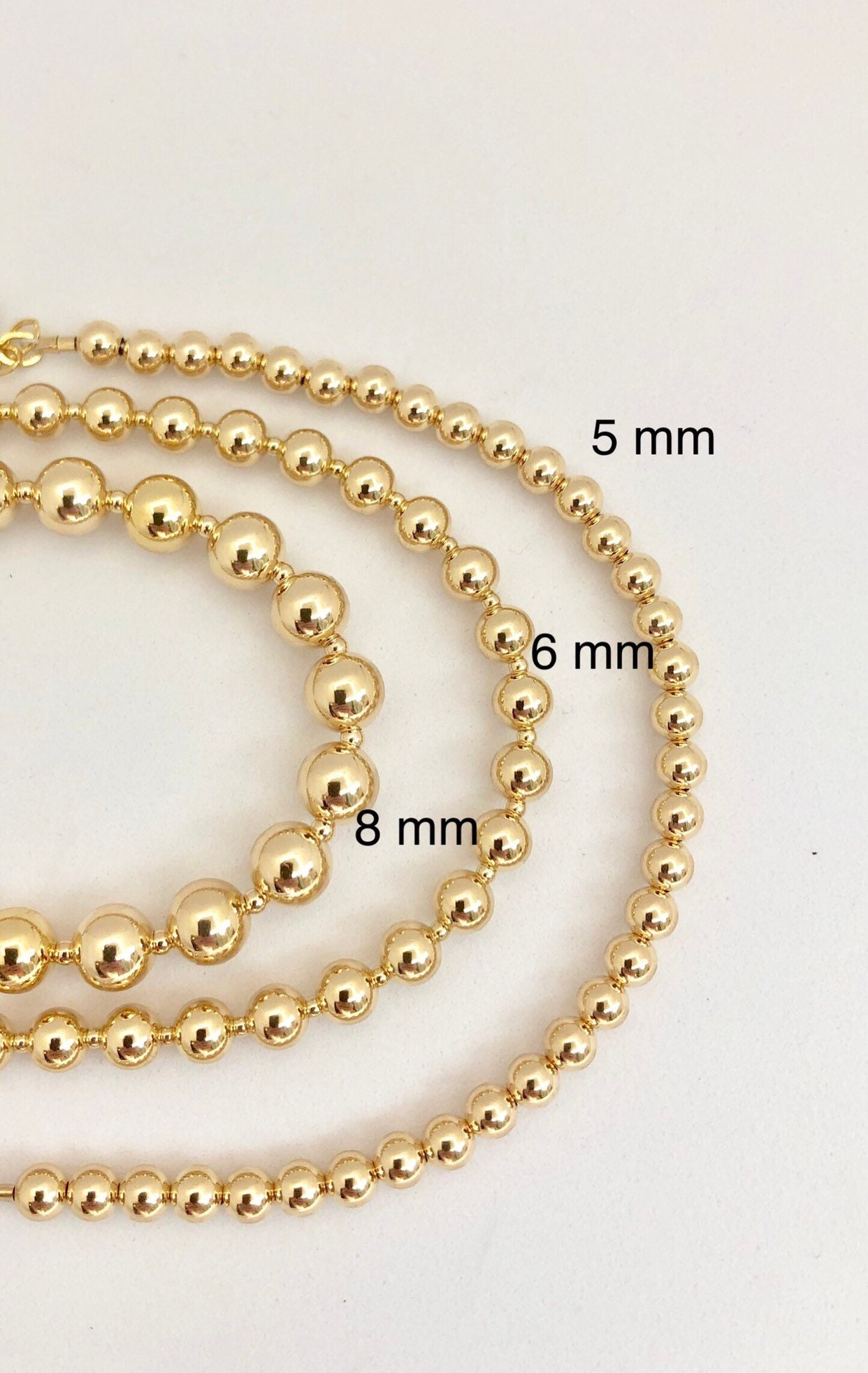 Gold Bead Bracelet