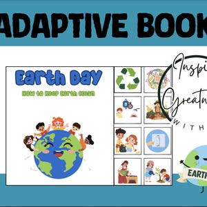 May include: An illustrated book for children about Earth Day. The cover features a smiling cartoon Earth with children holding hands around it. The title is "Earth Day: How to Keep Earth Clean". The book includes a variety of activities and games to help children learn about the importance of protecting the environment.