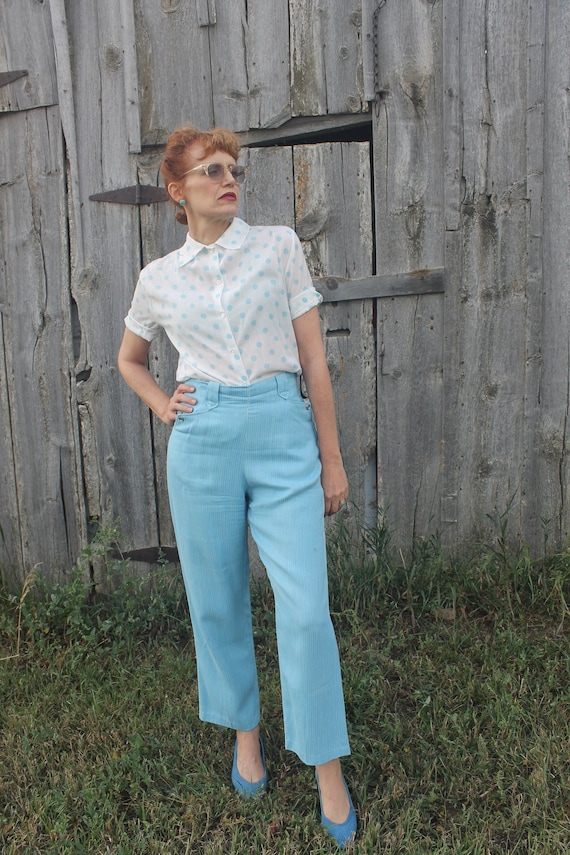 Vintage 50's Ranch Pants Western Rockabilly Baby B