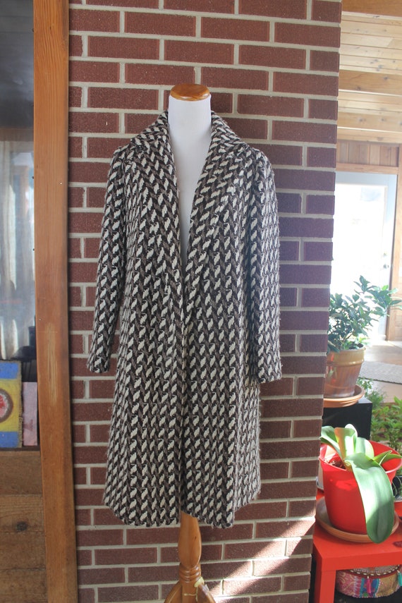 Vintage 70's Wool Tweed Coat