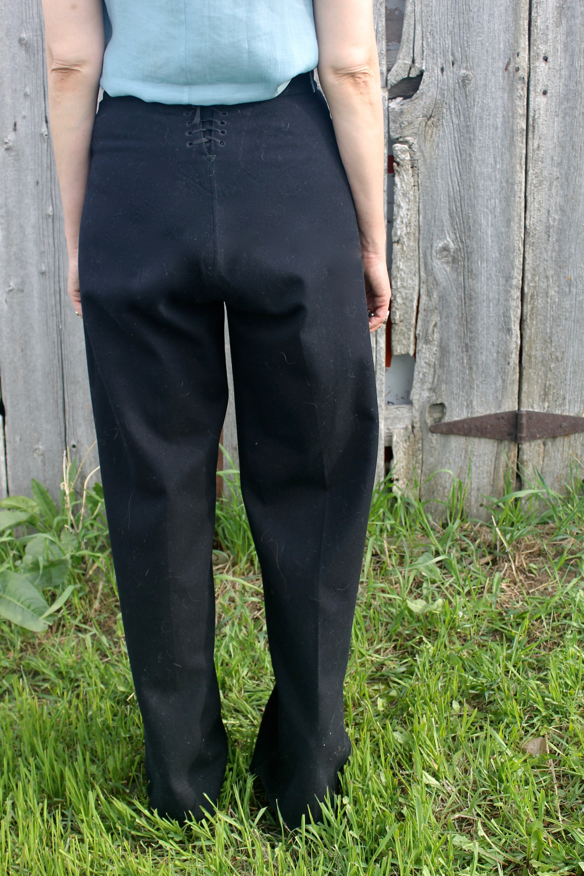 navy blue sailor pants