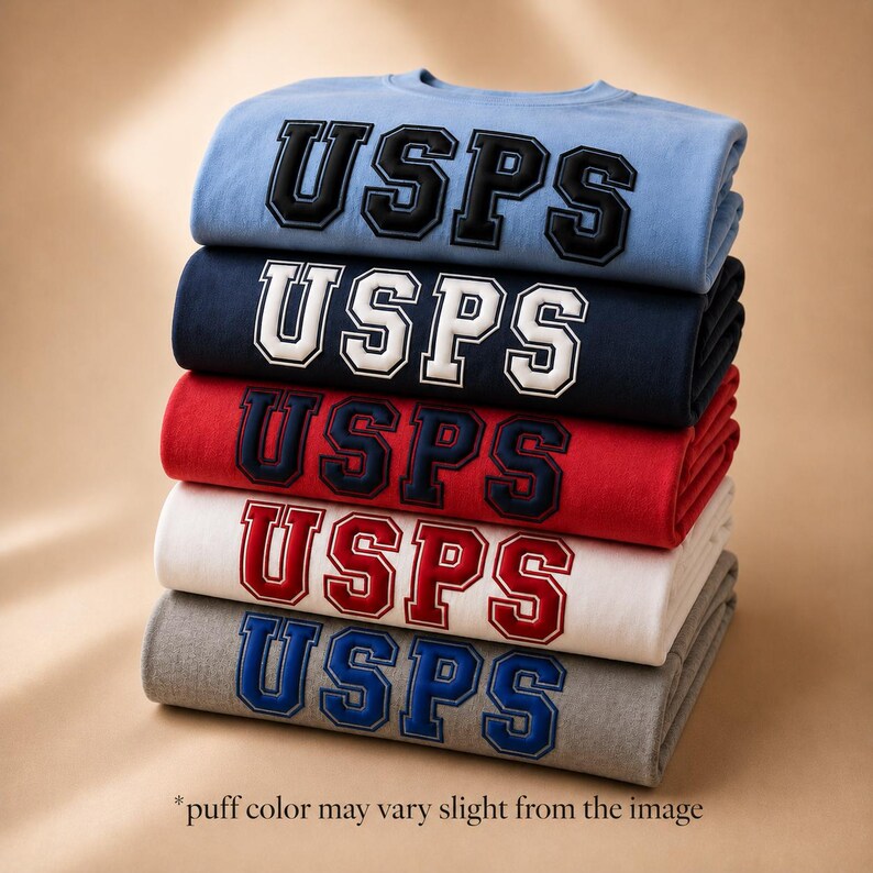 Mailman Gift Shirt 3d Puff Vinyl Transfer Blank Apparel Recognition Collector Usps Mail Carrier Delivery Service Appreciation Gifts Postman image 7