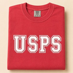 Mailman Gift Shirt 3d Puff Vinyl Transfer Blank Apparel Recognition Collector Usps Mail Carrier Delivery Service Appreciation Gifts Postman image 13
