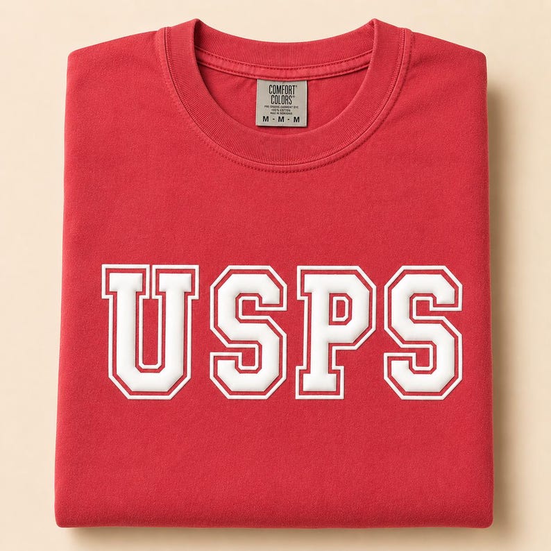Mailman Gift Shirt 3d Puff Vinyl Transfer Blank Apparel Recognition Collector Usps Mail Carrier Delivery Service Appreciation Gifts Postman image 13