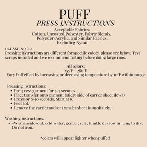 Bride Puff Transfer Vinyl Heat Press Wedding Bridal Shower Wifey Engagement Gift Bachelorette Party Fiancee Relationship Married Life image 2