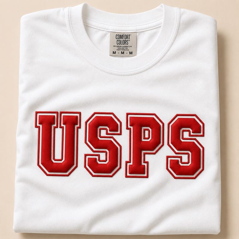 Mailman Gift Shirt 3d Puff Vinyl Transfer Blank Apparel Recognition Collector Usps Mail Carrier Delivery Service Appreciation Gifts Postman image 15