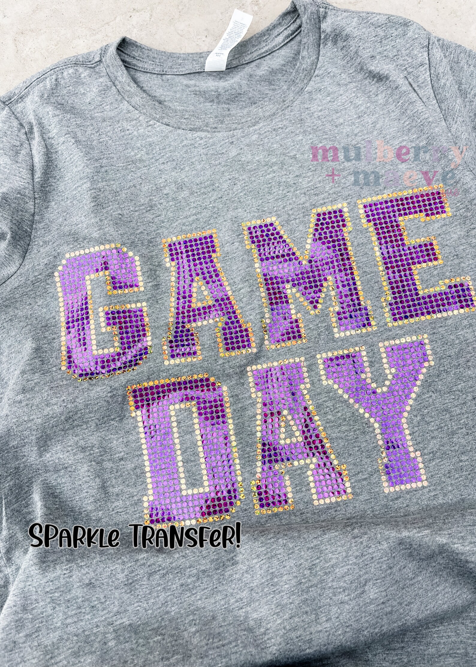 Custom Team Colors Sparkle Transfer for Apparel - Perfect Gifts for ...
