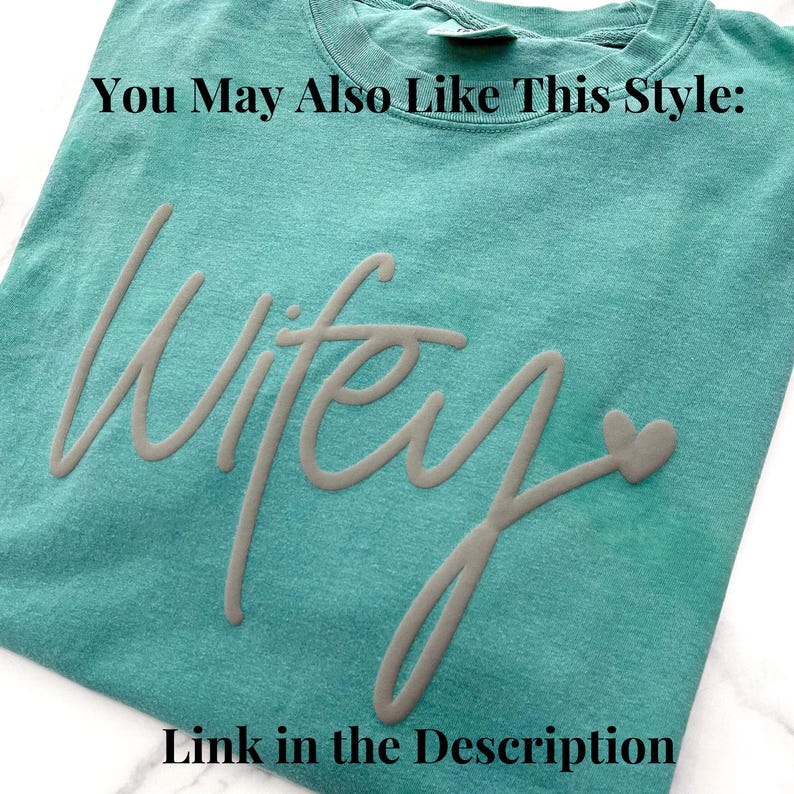Bride Puff Transfer Vinyl Heat Press Wedding Bridal Shower Wifey Engagement Gift Bachelorette Party Fiancee Relationship Married Life image 19