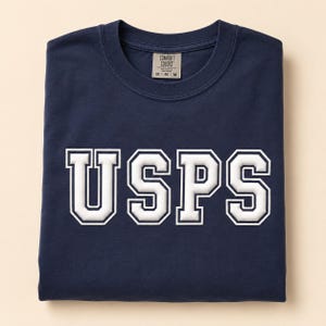 Mailman Gift Shirt 3d Puff Vinyl Transfer Blank Apparel Recognition Collector Usps Mail Carrier Delivery Service Appreciation Gifts Postman image 12