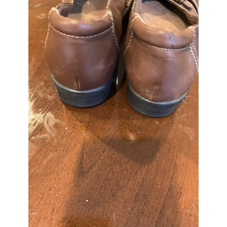 Clarks Bendable's Damenschuhe Braun mit Webkante Bild 3