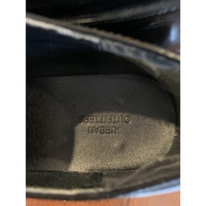 Urban Outfitters Zip Black Shoes Wedge Heel Boot Shoe Sz 9 image 2