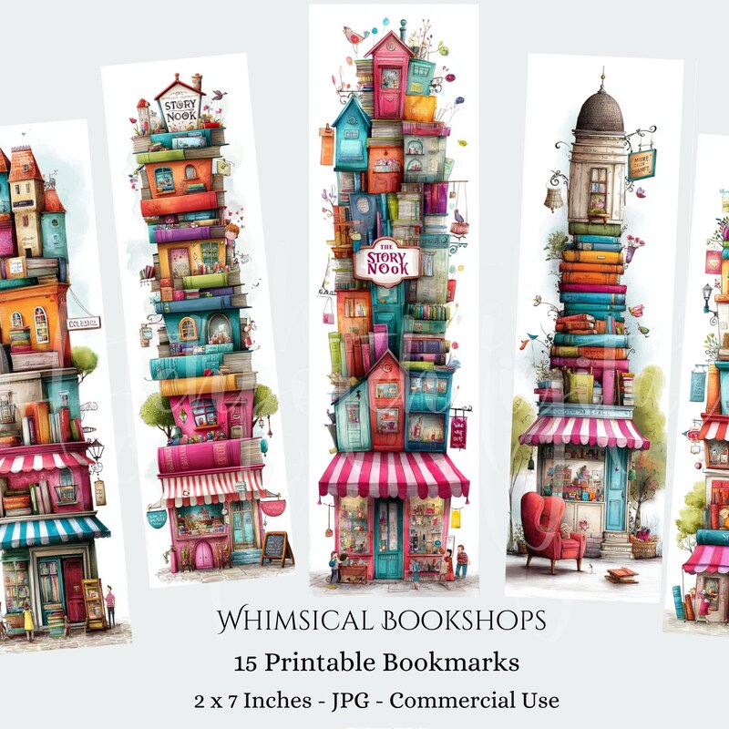 Colorful Book Stack - Etsy