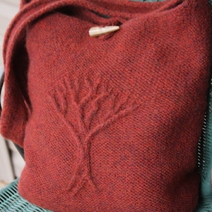 Tree of Life Felted Bag Knit Pattern PDF image 1