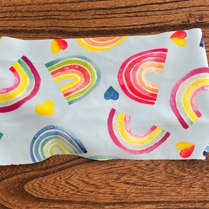 Rainbow Headband | Workout Headband | Fitness Headband | Spandex Headband |