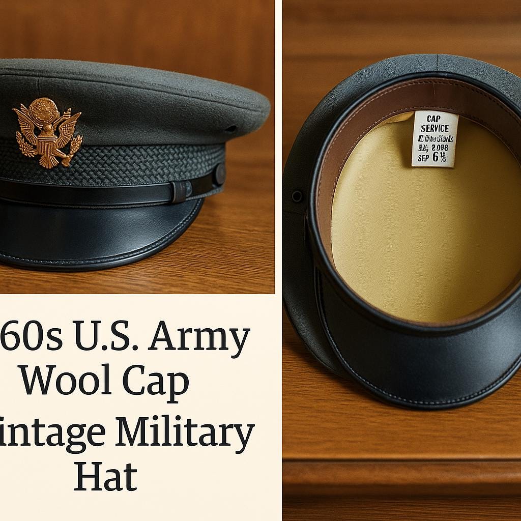 1960s Army Cap - Etsy