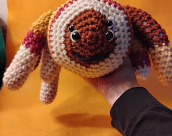 Juguete de ganchillo / Araña de peluche / Araña de peluche suave / Regalo para niños, amantes de las arañas y coleccionistas / Animal de peluche de punto
