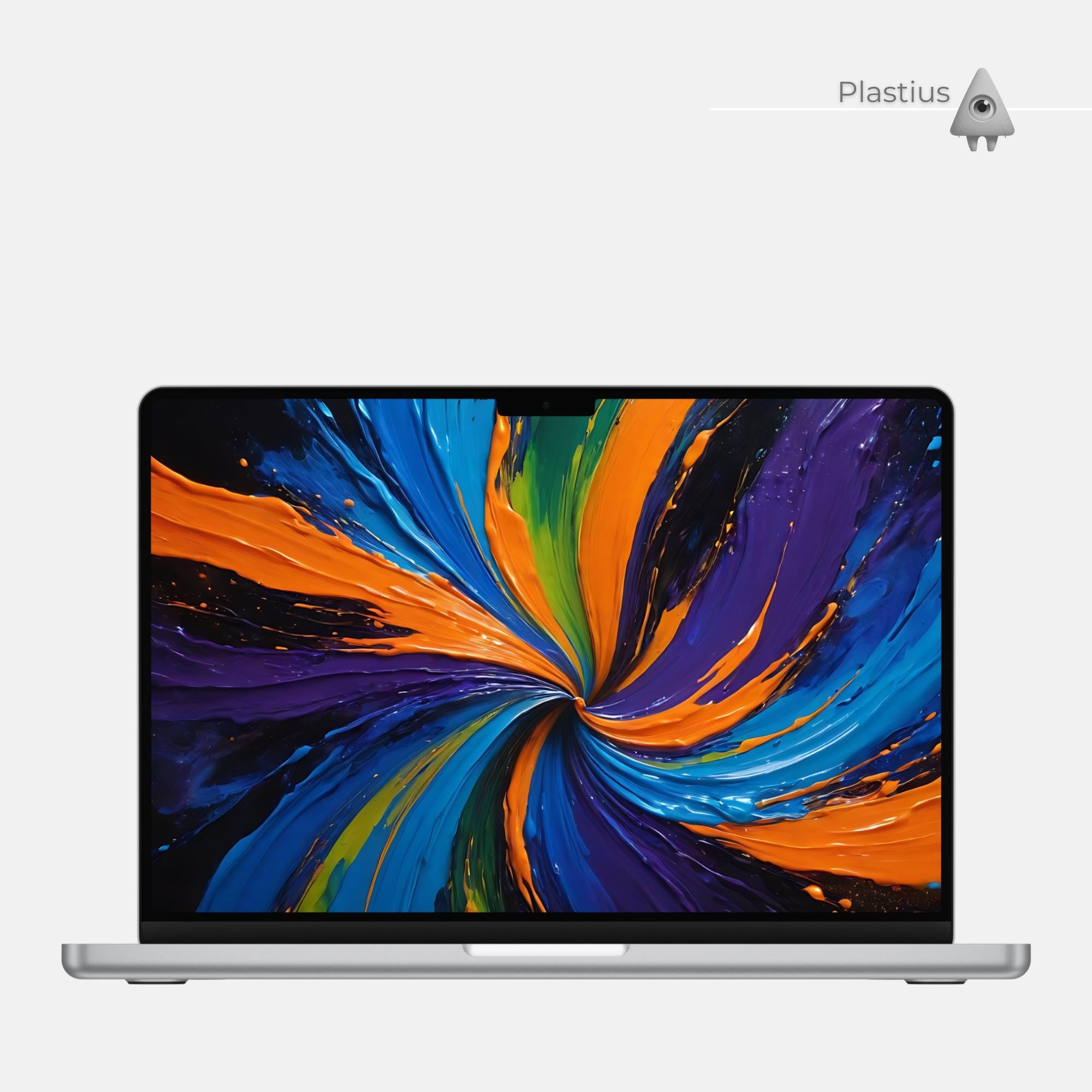 4K Vortex Swirl Desktop Background | Minimalist Multicolor Abstract Art ...
