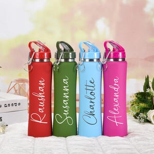 Personalized Engraved Water Bottle: Bridesmaid, Bachelorette Party Favors
