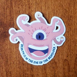 Beholder D&D Monster Sticker
