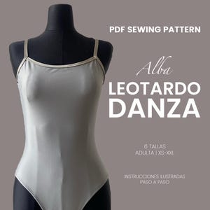 PDF Sewing Pattern | Leotard for Dance, Gymnastics, and Skating | Sewing Pattern Leotard XS–XXL | Instant Download