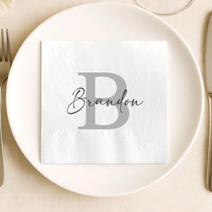 Personalized Name Baby Napkins, Custom Baby Birthday Napkins, Welcome to Baby Party Napkins, Baby Shower Napkins Decor, Cocktail Napkins