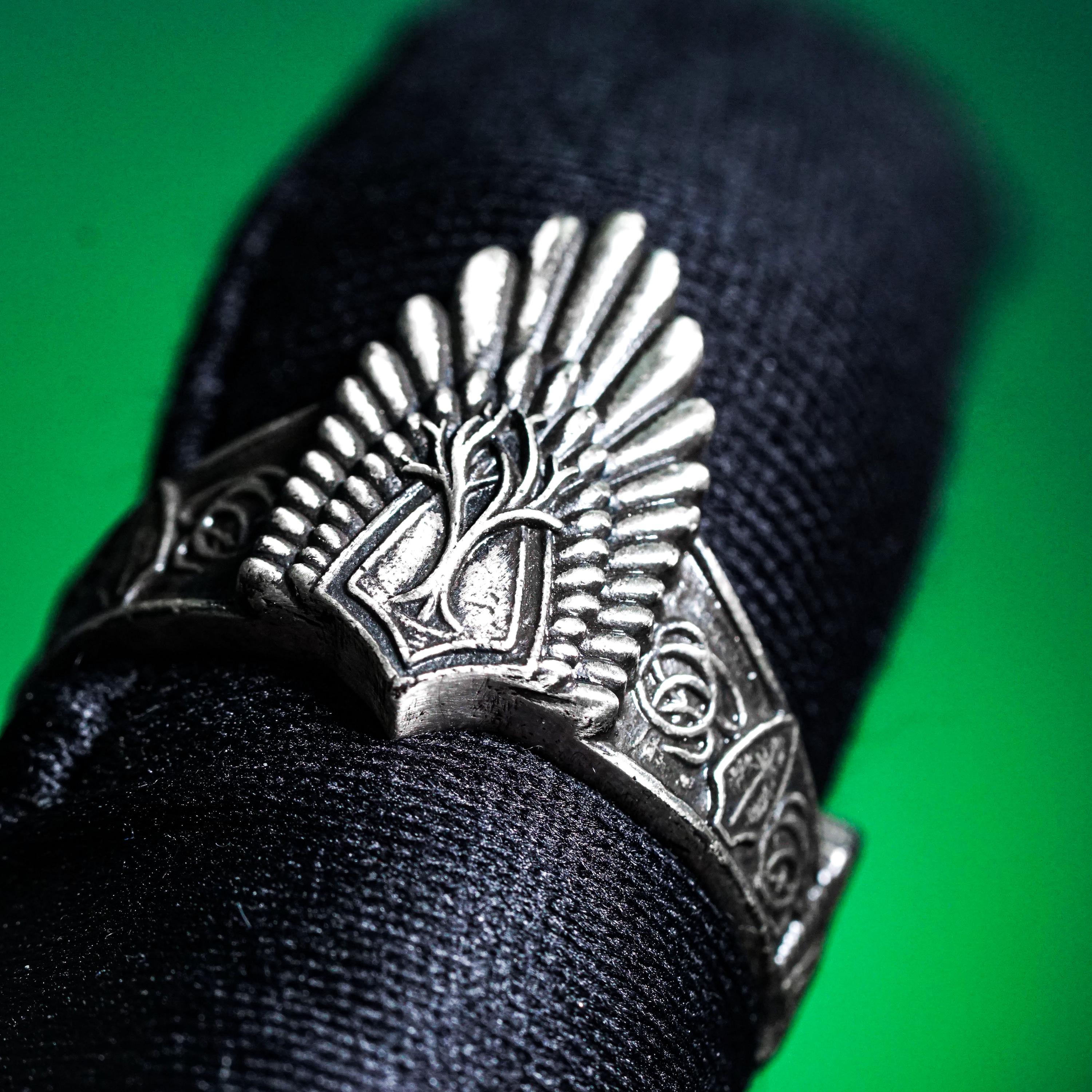 PREMIUM Aragorn Rings, LOTR Inspired 950 Silver Jewelry, Lord of