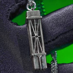 PREMIUM Kiramman Key Pendant – Handmade 950 Silver Steampunk-Inspired Necklace – Fantasy Jewelry Gift for Fans of Arcane Worlds
