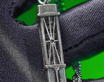 PREMIUM Kiramman Key Pendant – Handmade 950 Silver Steampunk-Inspired Necklace – Fantasy Jewelry Gift for Fans of Arcane Worlds