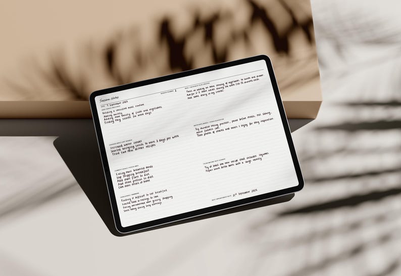 Dietitian Sample Notes.pdf Dietitian Session Notes • Printable & Digital Health Tracker PDF ...