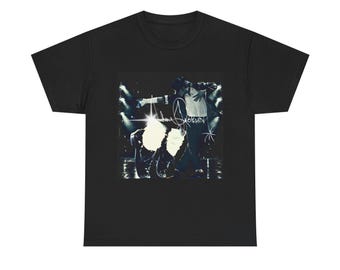 Michael Jackson Moonwalk T-shirt, T-shirt met iconische bootleg van een concert, T-shirt met Y2K popmuziek-graphic