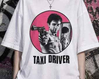 Taxi Driver Bubblegum Pink Bootleg Movie Tribute Tee De Niro cinephile T-Shirt