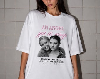 Hayden Panettiere Michelle Trachtenberg An Angel Got Its Wings Tee | Herdenkingsshirt Y2K