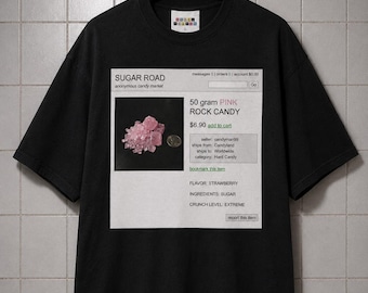 Darkweb Candy Order T-shirt | Silk Road Internetcore Y2K-shirt