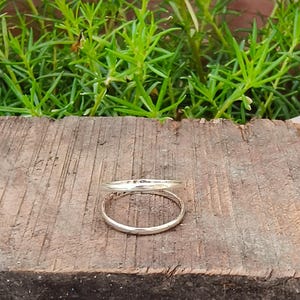 Dainty 925 Sterling Silver Double Band Ring: Minimalist Stacking Jewelry