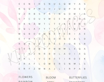 Vårordsökning och ordspel