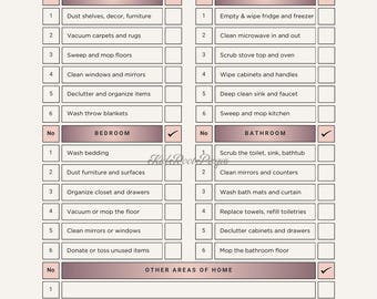 Checklista för vårstädning