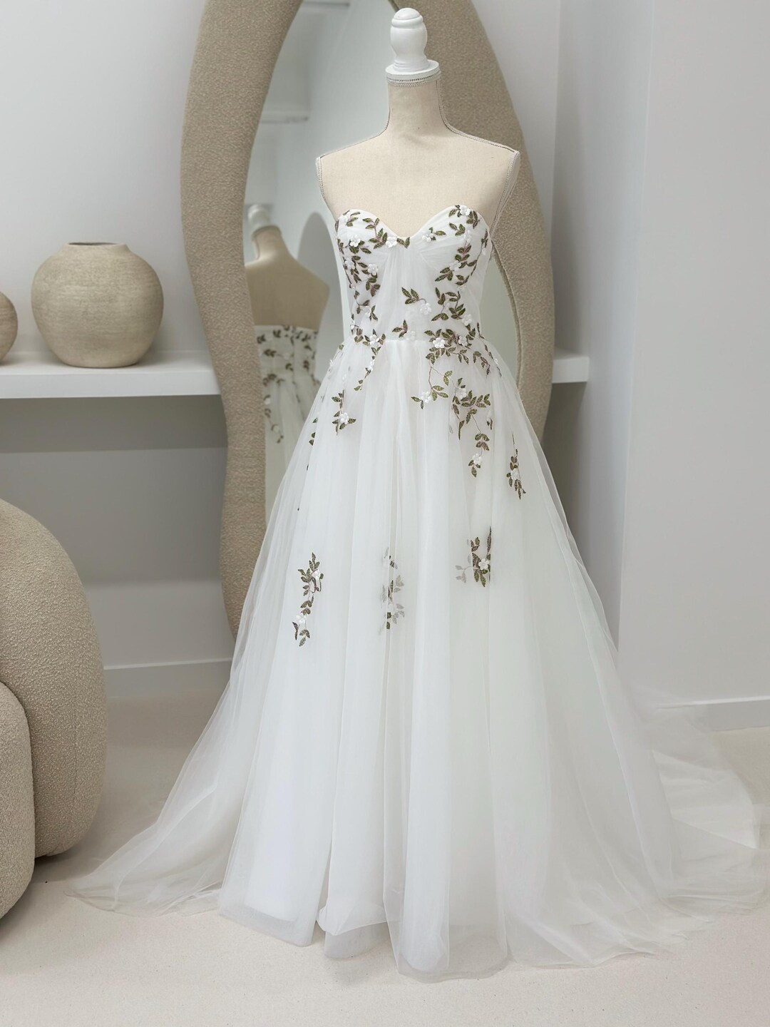 Strapless Wedding Dress|fairy Wedding Dress|romantic Wedding Dress ...