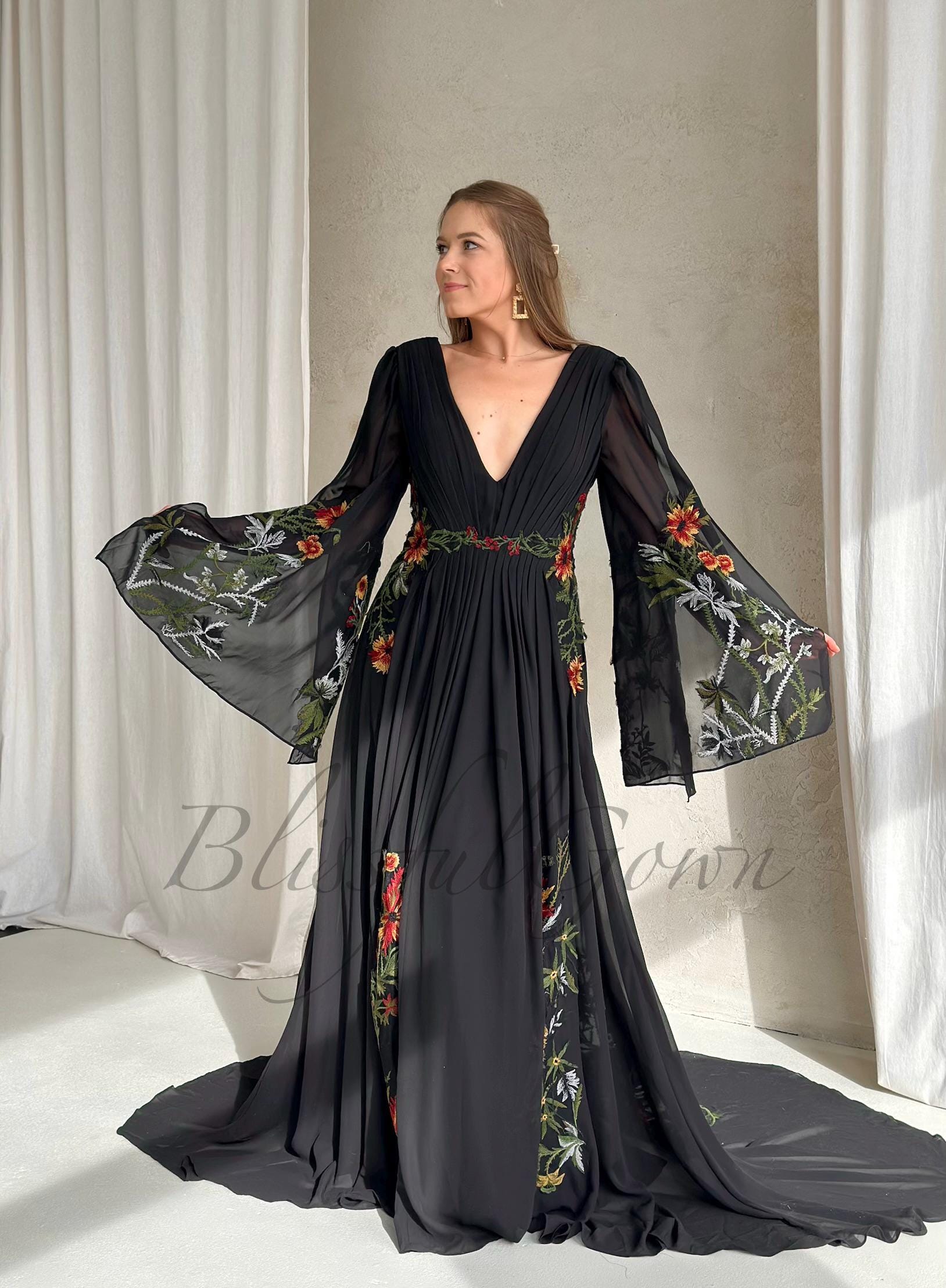 gypsy evening dresses Primavera Couture 3907 Size 16 Royal Blue Long Beaded Lace Backless Pr –  Glass Slipper Formals main image 0