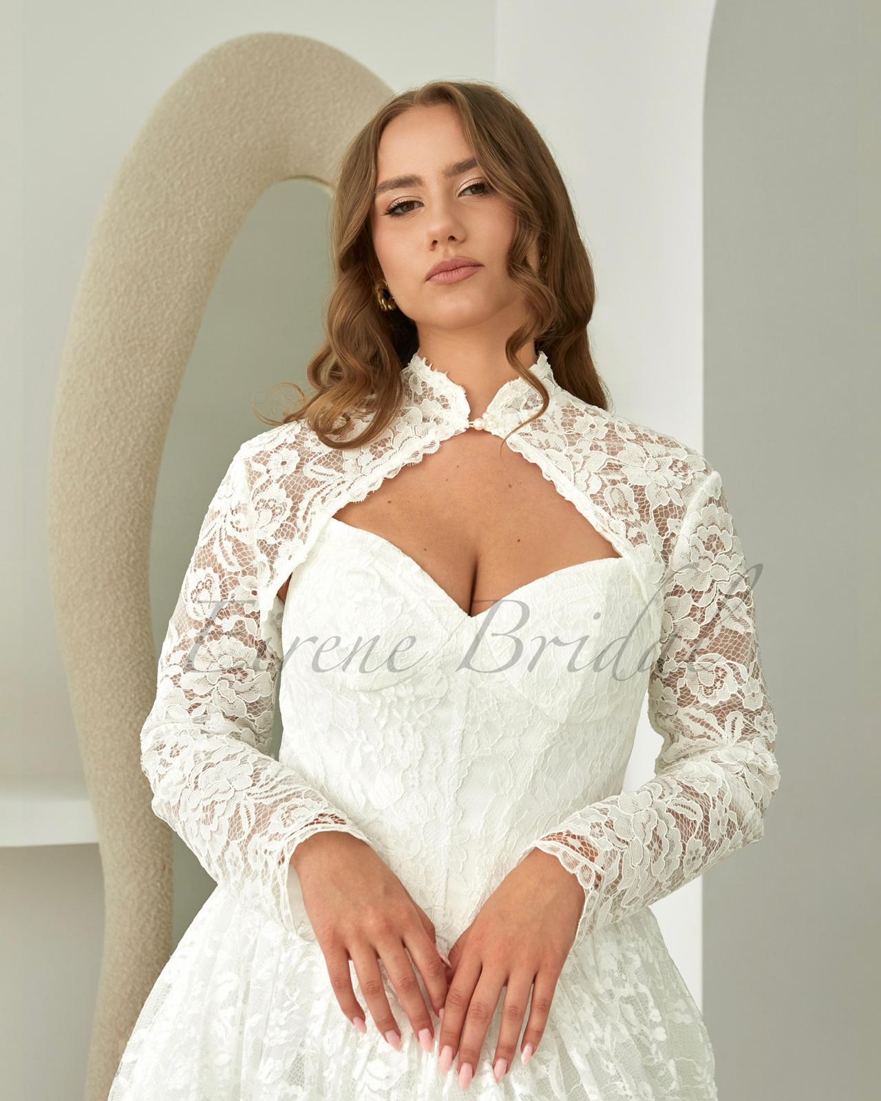 halter dress with shrug jacket over halter dress