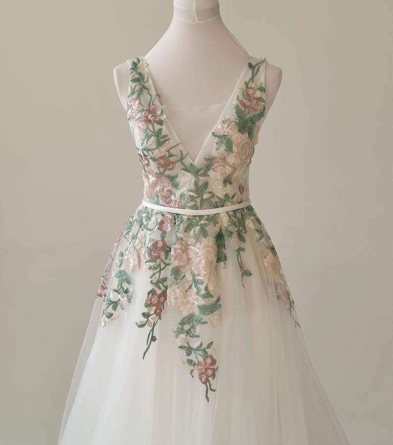 Festive Style Green Embroidered Palazzo Dress for Weddings main image 1