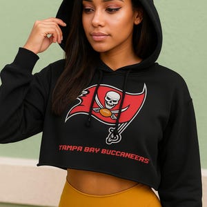 Custom Varsity Crop Hoodie: Personalized College Team Sweatshirt