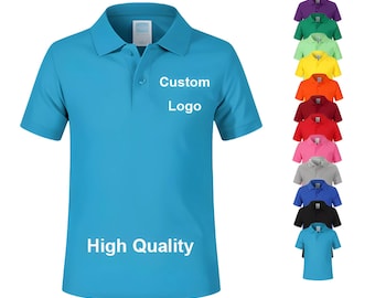 Custom Business Logo Embroidered Premium Polo Shirt, Company Polo Shirt, Personalized Business Shirt, Company Golf Tournament Shirt