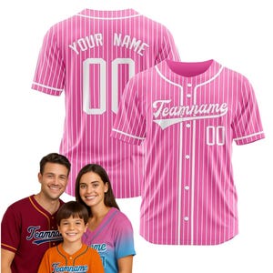 Custom Gradient Baseball Jersey: Personalized Team Uniform, Gift for Fan
