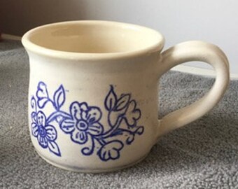 Mug Coffee Cup Teacup Ceramic Pottery Handmade Hostess Gift For Her